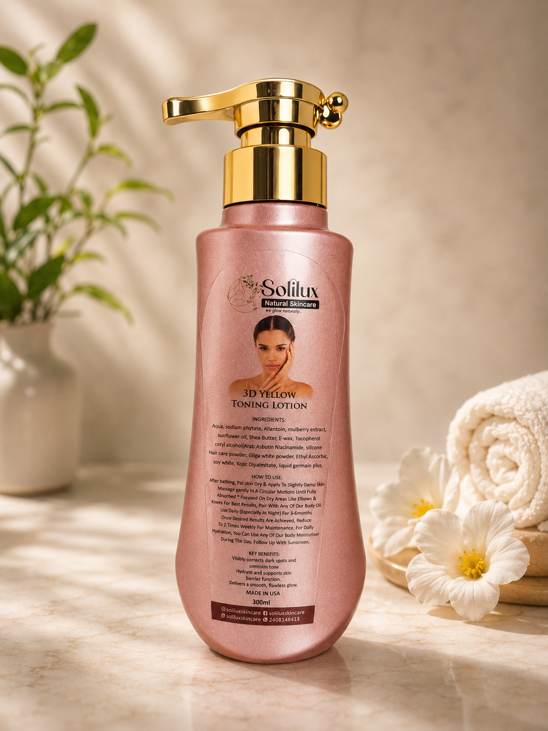 3D whitening lotion (300ml)