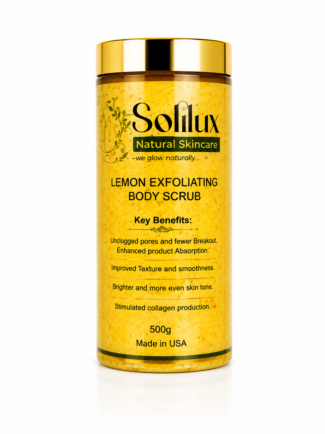 3 D Lemon 🍋 Scrub